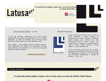 Tablet Screenshot of latusa.com.br